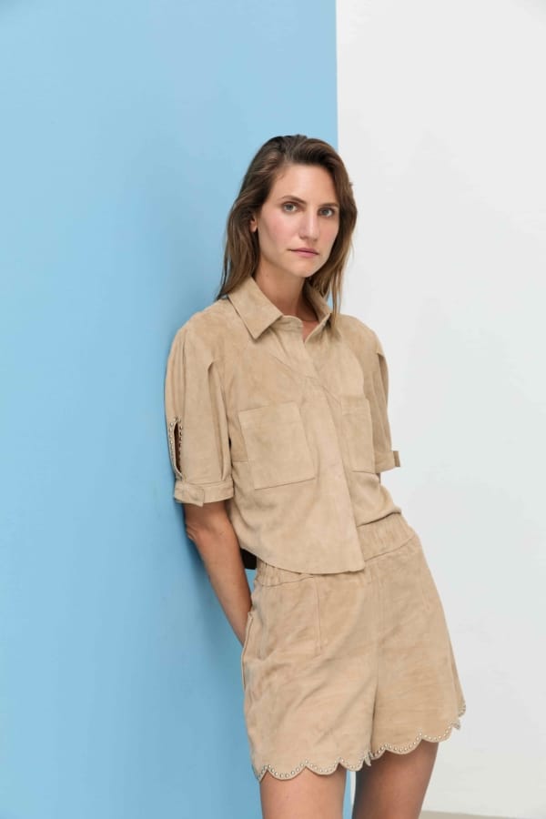 Camisa Beckham Gamuza